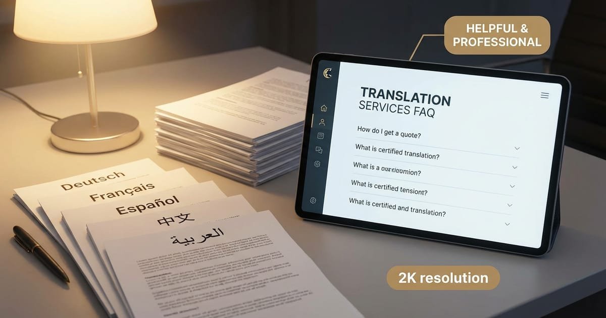 Frequently asked questions about translation services Malaysia Singapore