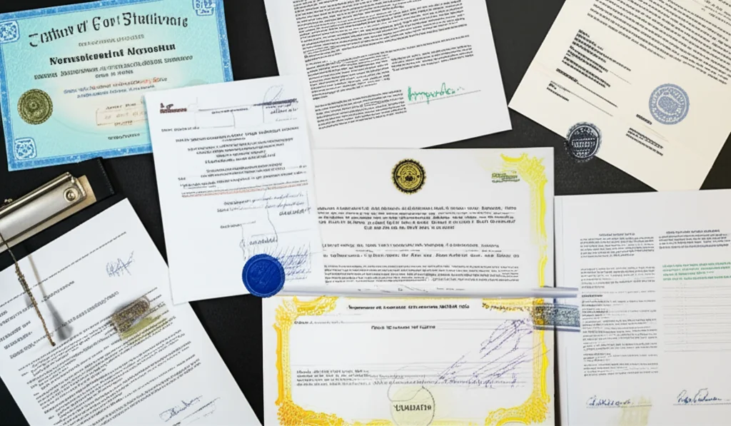 Certified translation of official documents - birth marriage certificates