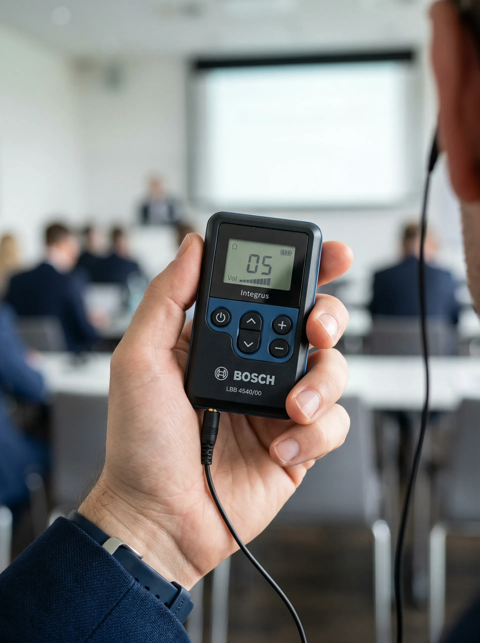 Bosch Integrus wireless receiver with LCD channel display