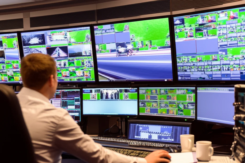 Streaming control room and technical operation