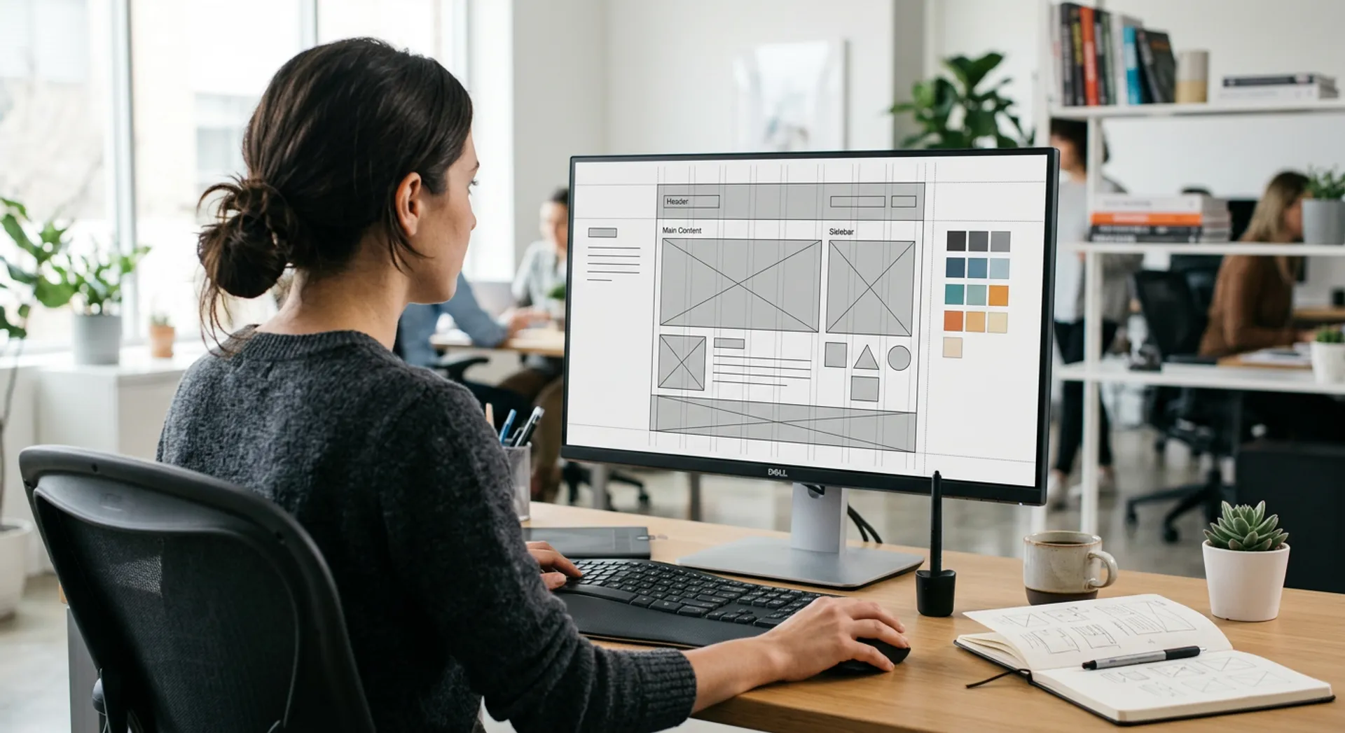 Website design process from planning to execution