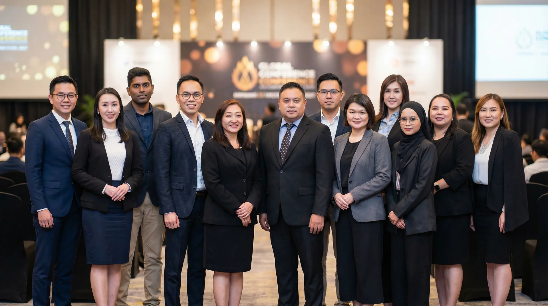 Translife team at industry conference representing Malaysia translation services